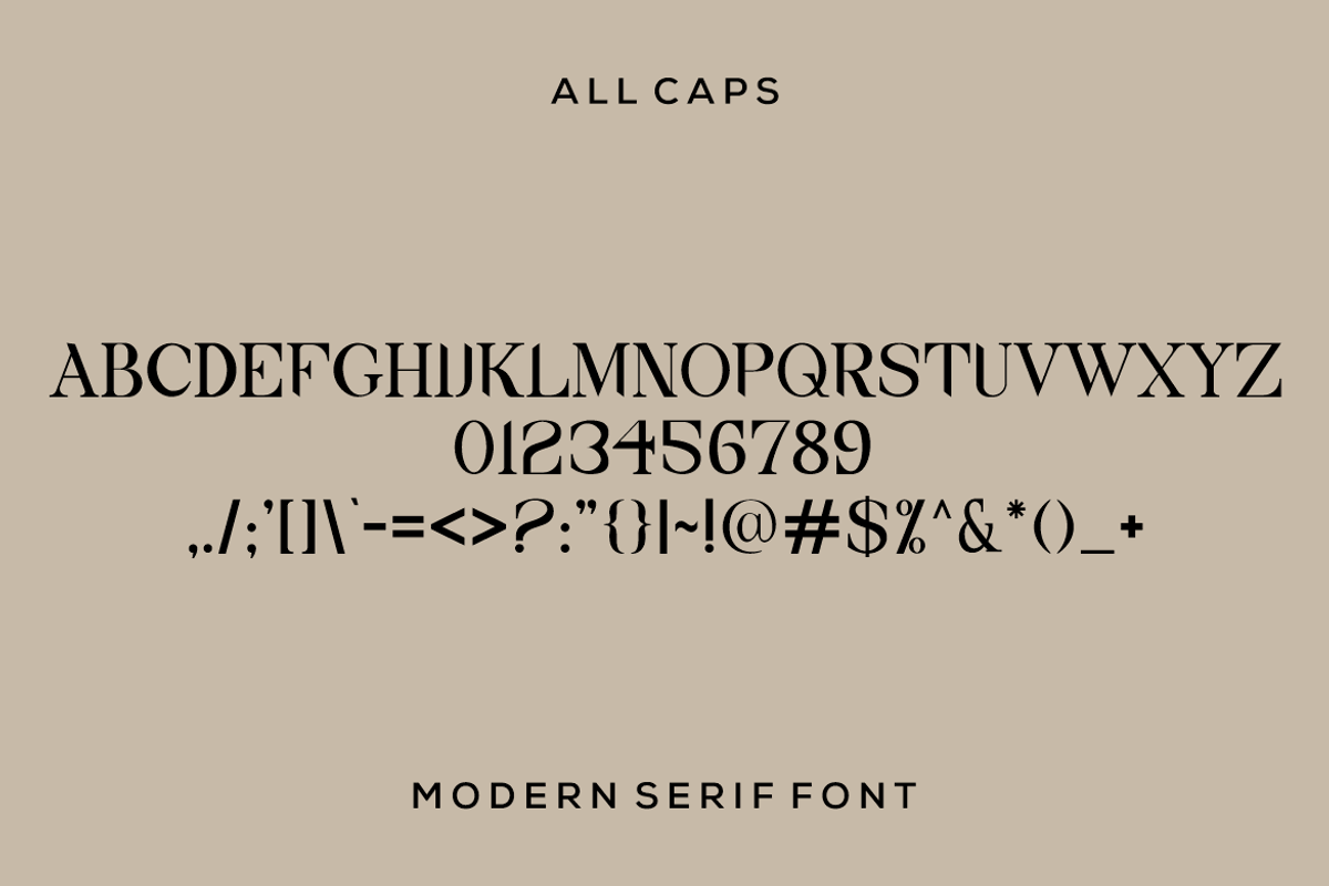 QIQAR modern serif font, a Serif Font by alanwarstd (Photo 5 of 5)