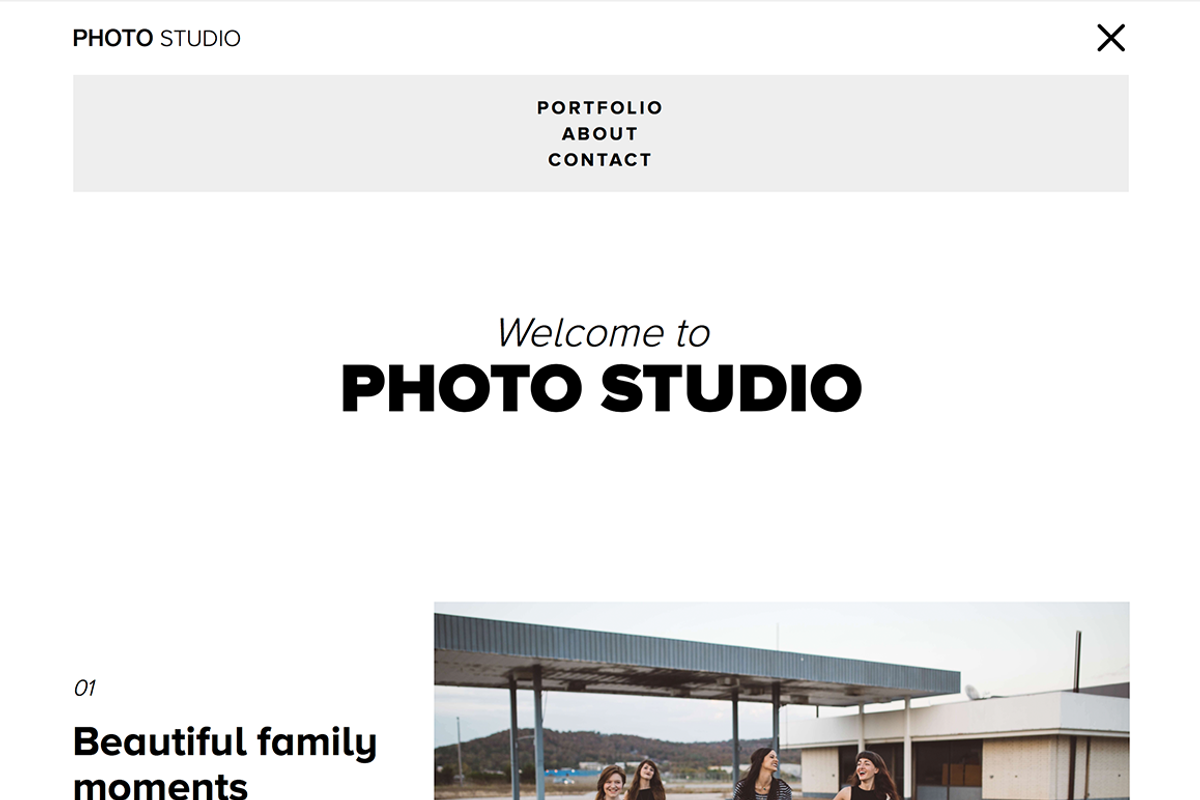 Photo Studio - Portfolio, a HTML Template by Storytics (Photo 2 of 5)