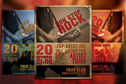 Non Stop Rock Flyer, a Flyer Template by Krukowski Graphics (Thumbnail 1 of 2)