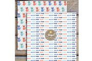 Cat Digital Papers & Cliparts, a Pattern Graphic by JennyL Designs (Thumbnail 5 of 6)
