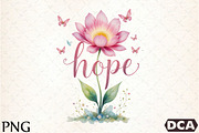 Hope Floral PNG, an Illustration by DreamCafeArt (Thumbnail 1 of 7)