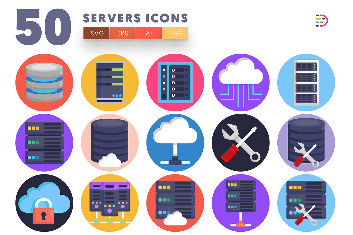 Servers Icons | Download SVG, PNG, EPS Icons