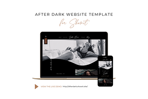 Boudoir Photography Showit Template