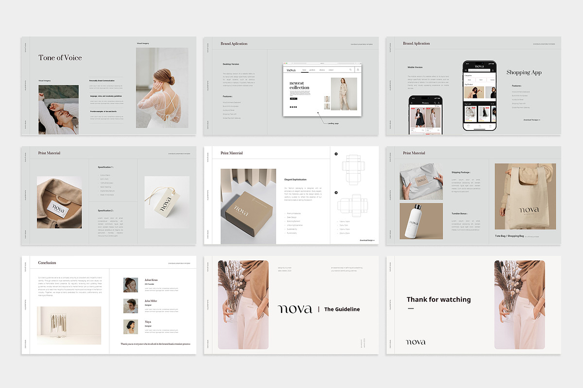 Nova Brand - Google Slides Template, a Presentation Template by kylyman (Photo 6 of 6)