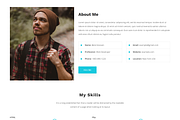 Developer Portfolio & Resume HTML UI, a Bootstrap Template by Themeplaza (Thumbnail 2 of 7)