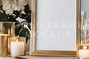 Gold Frame Wedding Sign Mockup, a Merchandise Mockup by Summit Avenue (Thumbnail 2 of 5)