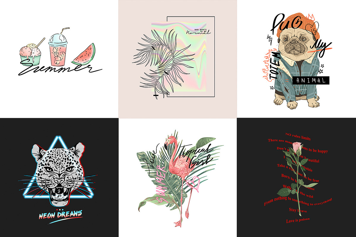 Amazing Prints Bundle, an Illustration by NKTN (Photo 7 of 15)