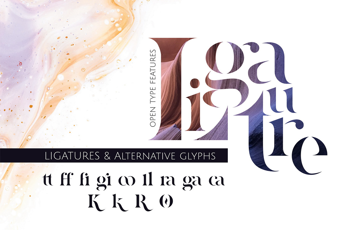 Quizles - Stencil Serif Font preview 5