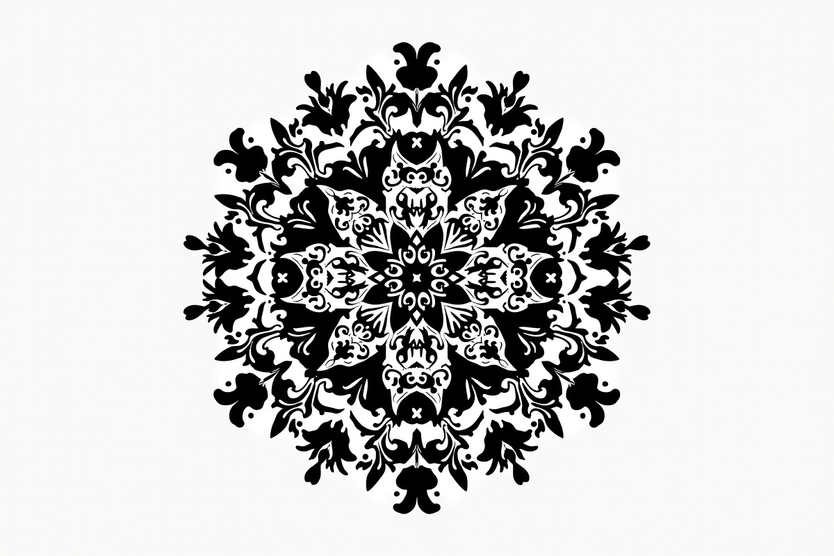 Floral Ornament Mandala, an Illustration by musafir_fashion (Photo 4 of 9)