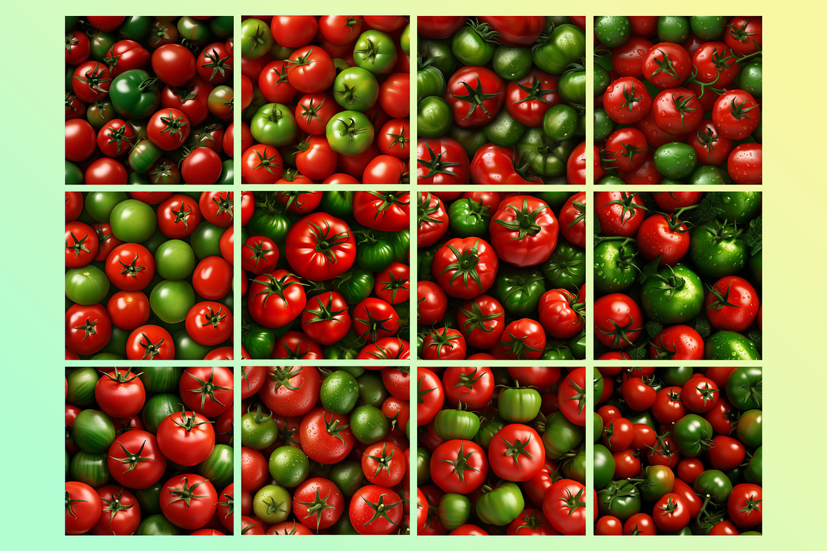 Tomato Seamless Pattern, a Pattern Graphic by Forhadx5 (Photo 3 of 7)