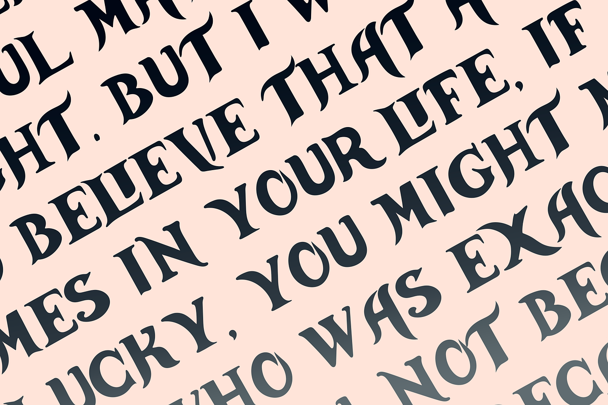 Ancient Tulip - Bold Serif Font preview 6