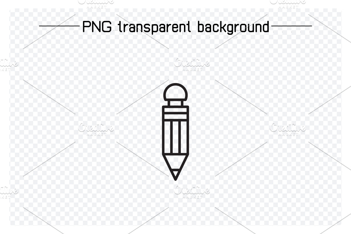 Pen and Writing Tools Icons Set, an Outline Icon by Designfour (Photo 4 of 7)