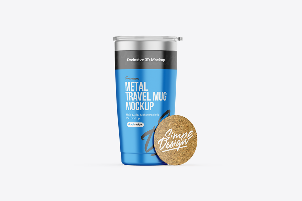 Travel Mug Mockup, a Product Mockup by SimplDesign (Photo 3 of 3)