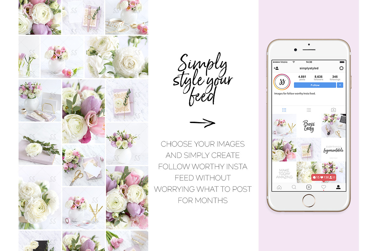 Social media styled stock, a Product Mockup by Simply Social (Photo 2 of 6)