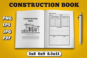 Construction Book Kdp Interior