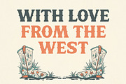 Horse Saguaro - Cowgirl Font, a Serif Font by HansCo Studio (Thumbnail 5 of 7)