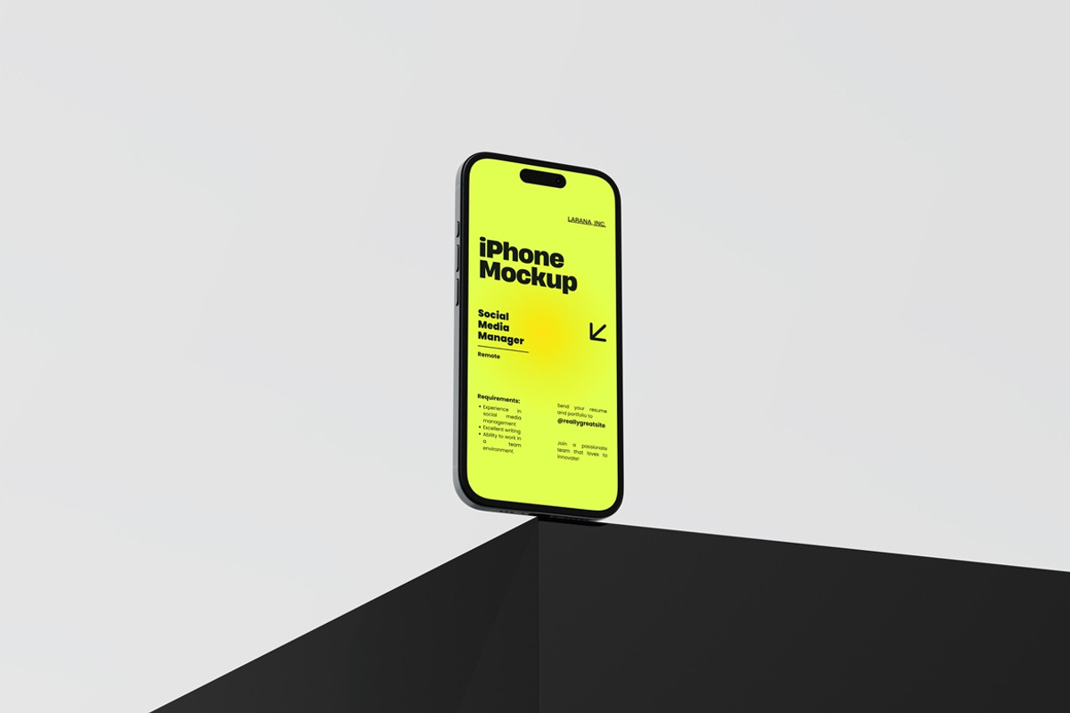 Stylish iPhone Mockup, an iPhone Mockup by Momogi (Photo 4 of 6)