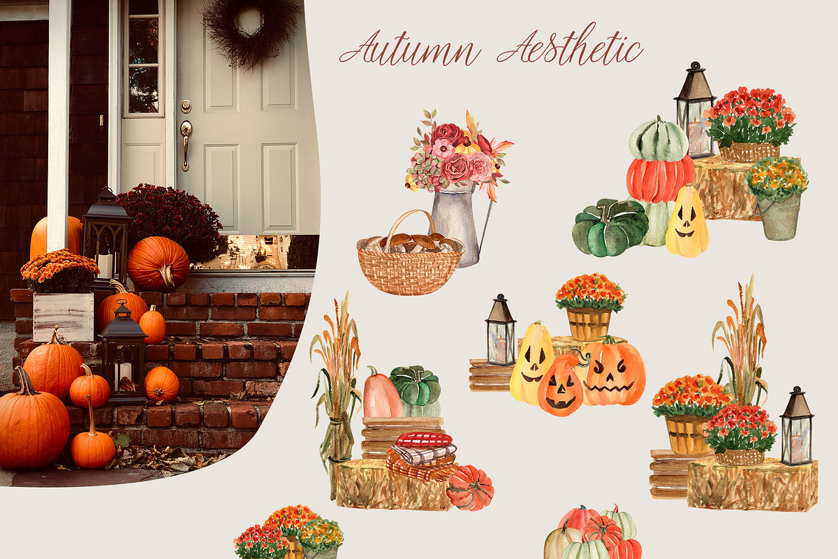 Little Autumn Mysteries Cottagecore, a Seasonal Illustration by Catch the Dream Art (Photo 5 of 13)
