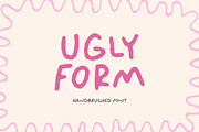Ugly Form Font, a Handwritten Font by Timurtype (Thumbnail 1 of 7)