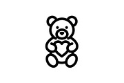 Cute Teddy Bear Love Vector Bundle, an Illustration by Designs_River (Thumbnail 41 of 51)