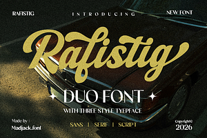 Rafistig Font Duo