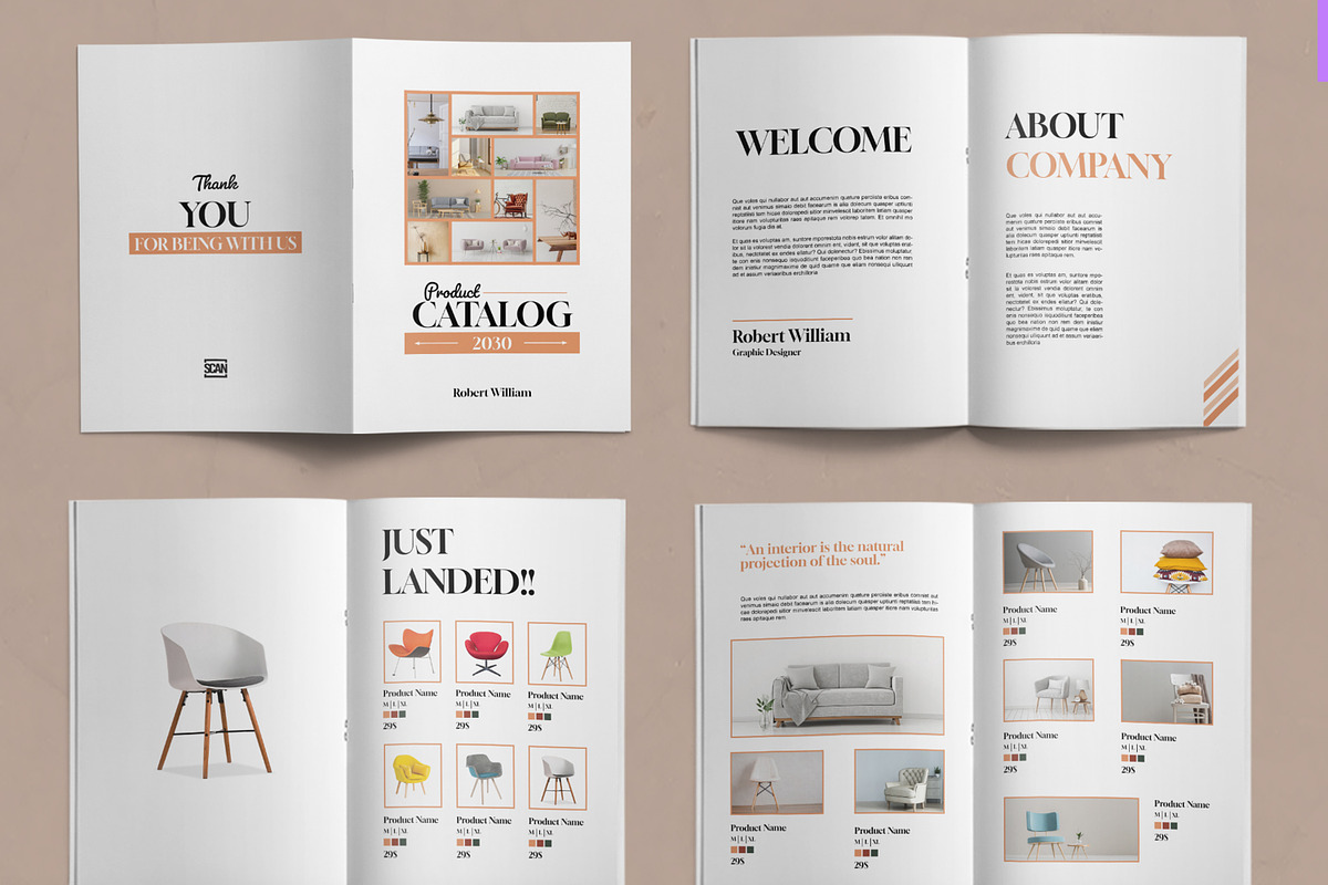 Catalog with Gold Accents, a Brochure Template by ContestDesign (Photo 2 of 3)
