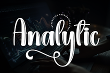 Analytic | Script Font