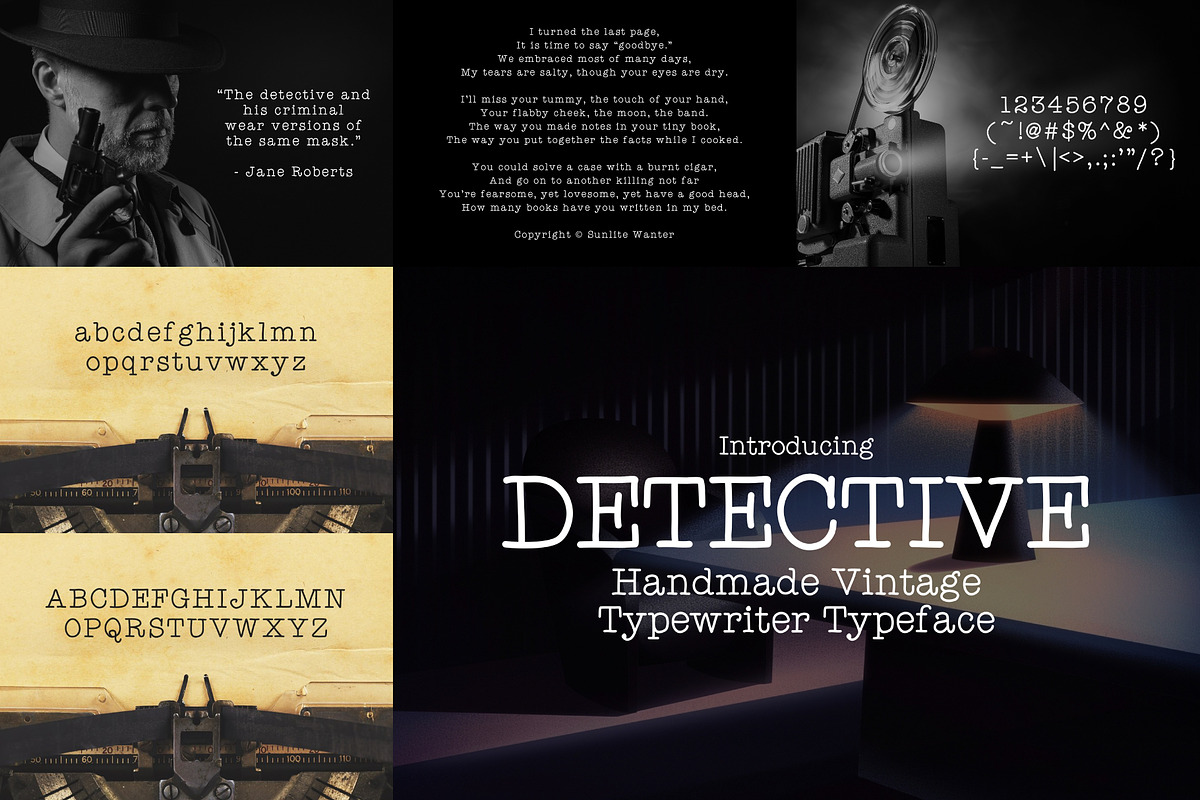 Typewriter Font Bundle – 33 Fonts!, a Slab Serif Font by HipFonts (Photo 6 of 14)