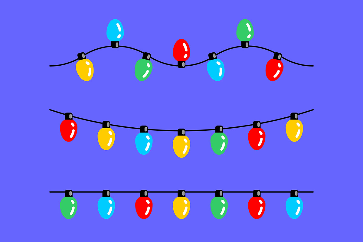 Christmas light bulbs, an Object Graphic by Volyk (Photo 3 of 3)