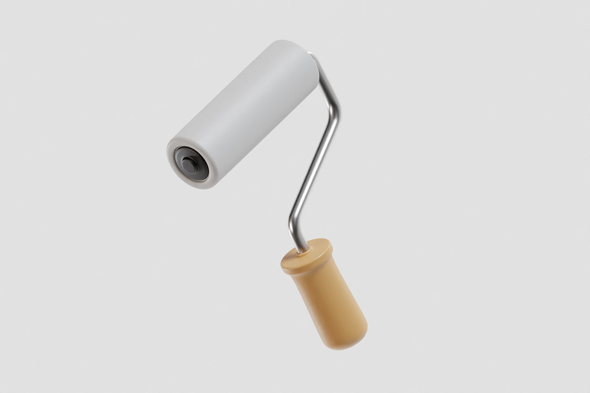 Paint Roller Brush, an Object 3D Model by fahad121 (Photo 2 of 8)