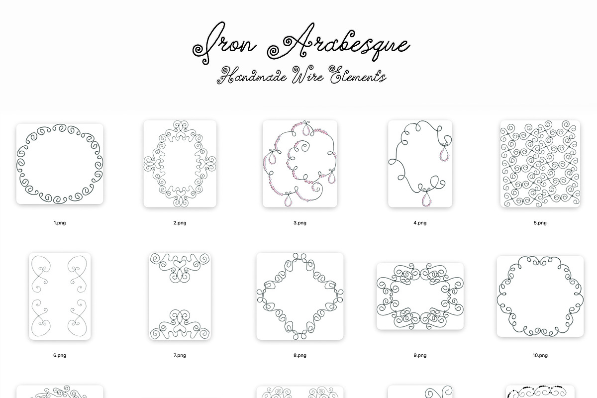 Iron Arabesque: Handmade Wire, an Object Graphic by Purple (Photo 9 of 11)