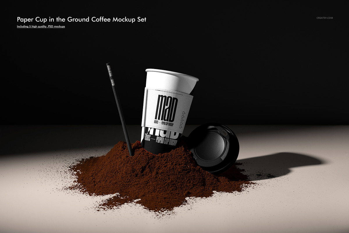 Paper Cup Mockup Bundle, a Cups & Container Mockup by creatsy5 (Photo 15 of 36)