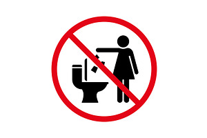 Do Not Throw Trash and Paper