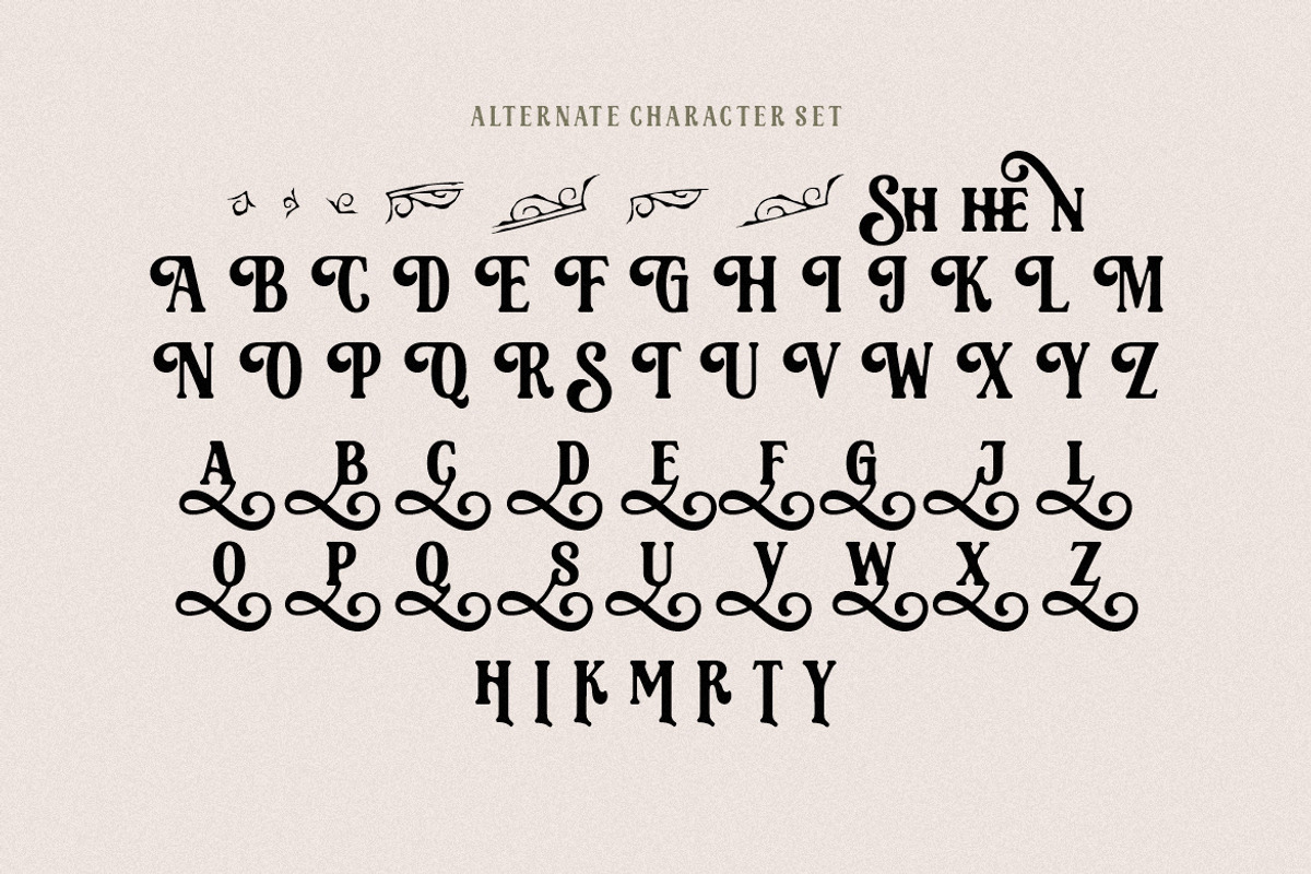 Shelten Font Vintage, a Serif Font by HansCo Studio (Photo 9 of 10)
