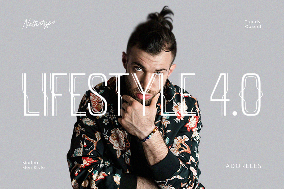 Adoreles, a Sans Serif Font by Nathatype (Photo 4 of 11)