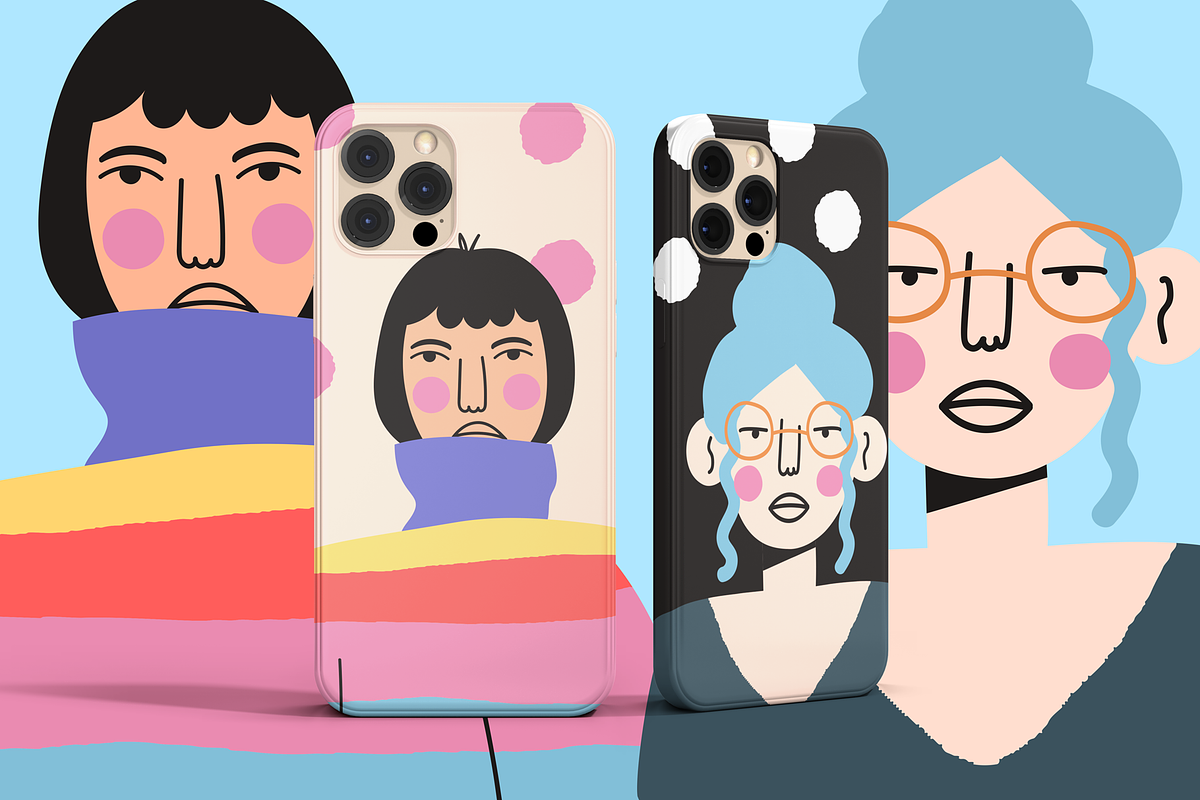 Women. Vector and raster graphics., a Person Illustration by Oliana Moroz (Photo 2 of 19)