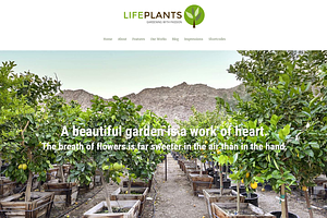 Lifeplants - Tree Nursery WP Theme
