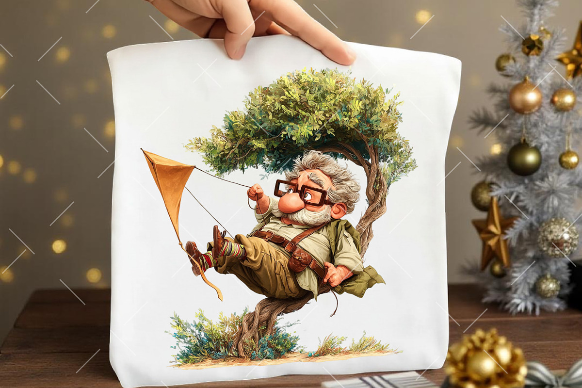 Quirky Grandpa Clipart, an Illustration by OK Design (Photo 6 of 6)