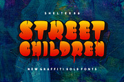 SHELTER 86 - Bold Graffiti, a Blackletter Font by Good Java Studio (Thumbnail 2 of 7)