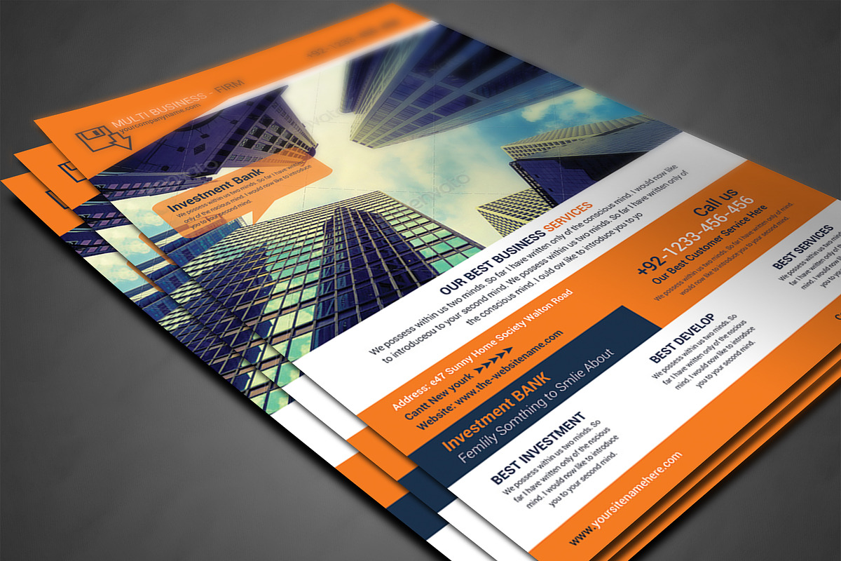 Capital Firm Business Flyer, a Flyer Template by AfzaalGraphics (Photo 3 of 4)