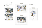 A Walk in Winter Watercolor Set, a Person Illustration by Bibela (Thumbnail 9 of 14)