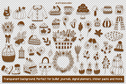 Fall Favorites Line Art SVG Bundle, a Seasonal Illustration by Drafts n Doodles (Thumbnail 3 of 3)