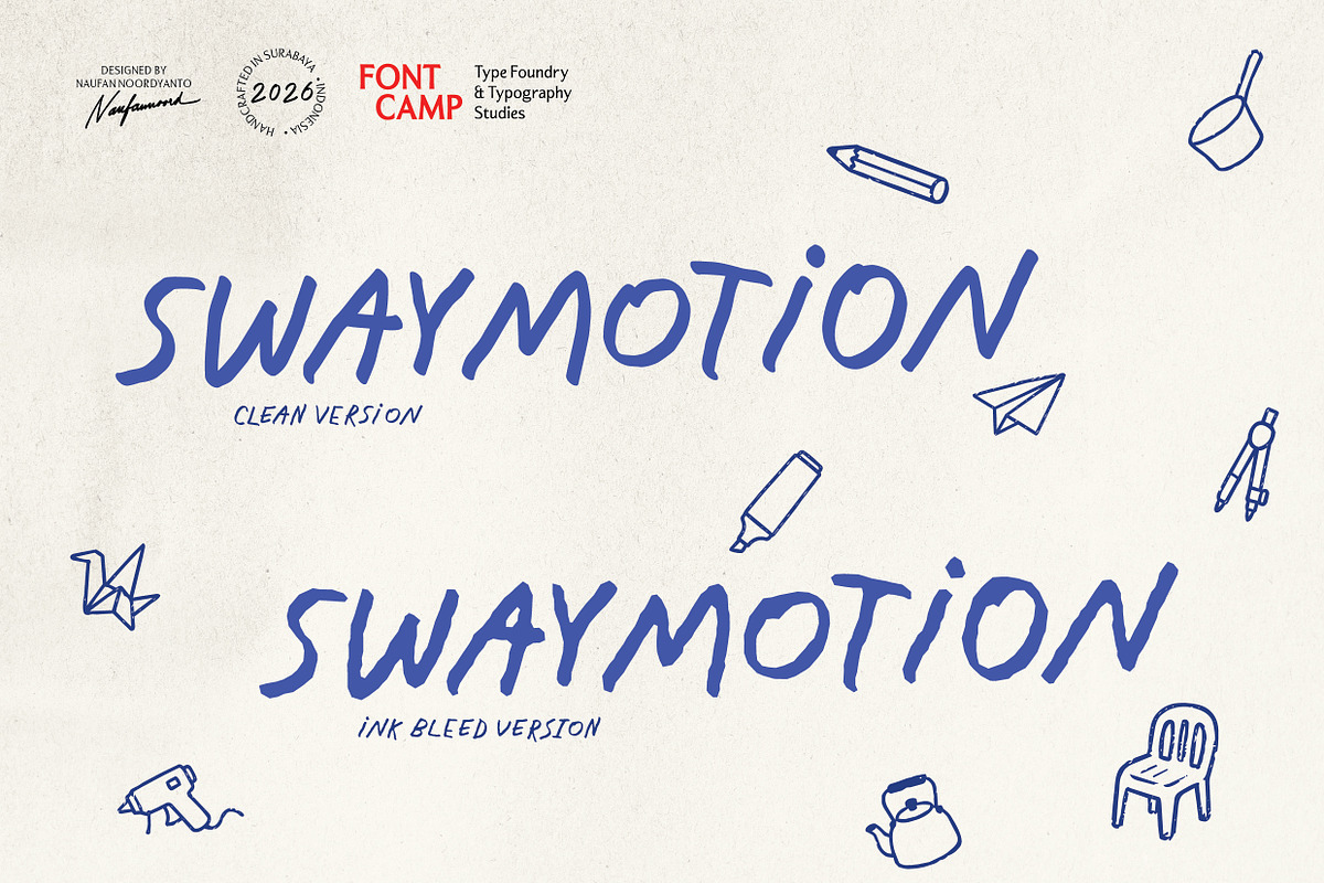 Swaymotion Font, a Handwritten Font by Fontcamp Type Foundry (Photo 2 of 17)