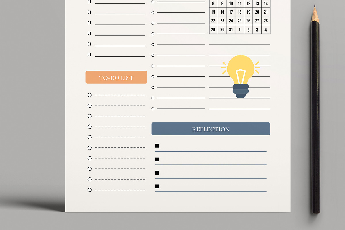 Daily Productivity Organizer Planner preview 3