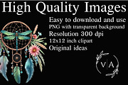 Dreamcatchers clipart bundle, an Illustration by Craft Nest (Thumbnail 2 of 9)