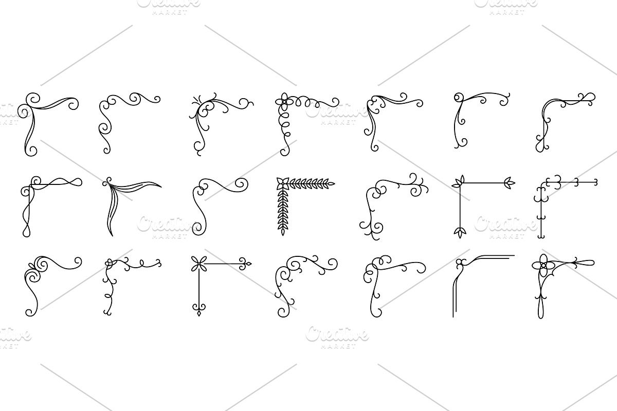 A collection of simple decorative, an Object Illustration by Woters little shop