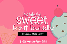 Totally Sweet Font Bundle