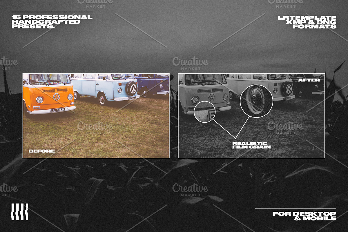 Fuji Film Black Matte LR Presets preview 4