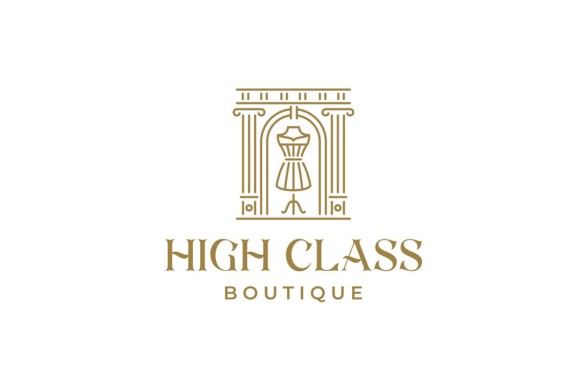 Luxury Couture Boutique Logo, a Branding & Logo Template by Buqancreative (Photo 1 of 2)