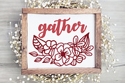 Floral Bouquet SVG Bundle, an Illustration by OldMarket Designs (Thumbnail 4 of 8)